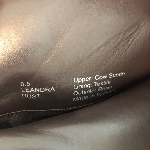 Knee High Boots - Leandra Rust Beauties! - Picture 5 of 5